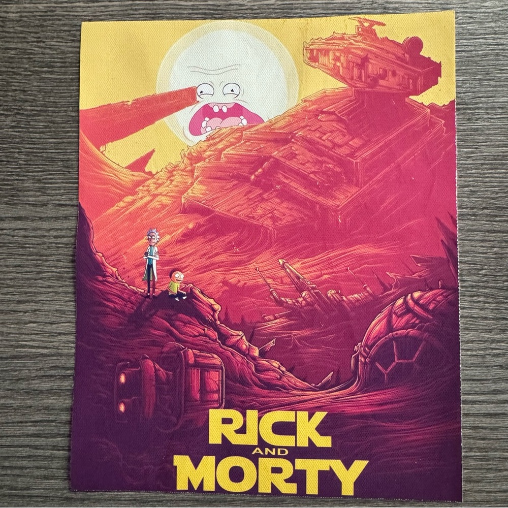 Rick and Morty canvas print unframed New